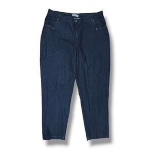 Jessica London women's Plus Size blue wash high rise jeans  - size 16